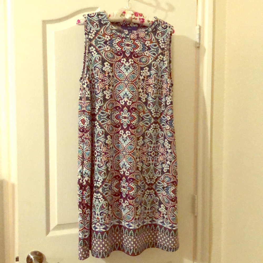 Multi colored sheath dress